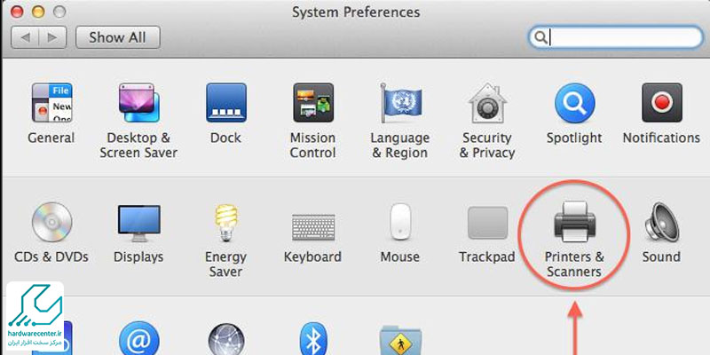 نصب درایور پرینتر در مک بوک