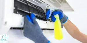 تمیز کردن فیلتر کولر گازی