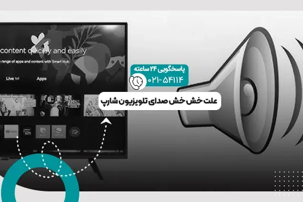 خش خش صدای تلویزیون