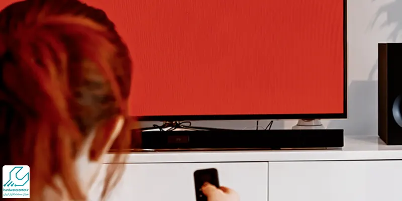 خش خش صدای تلویزیون شارپ